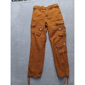 BDG Women's Cargo Pants‎ Size 28 Rust Brown Utility 100% Cotton